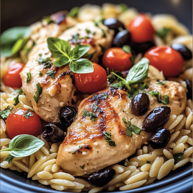 Mediterranean Chicken And Orzo Recipe