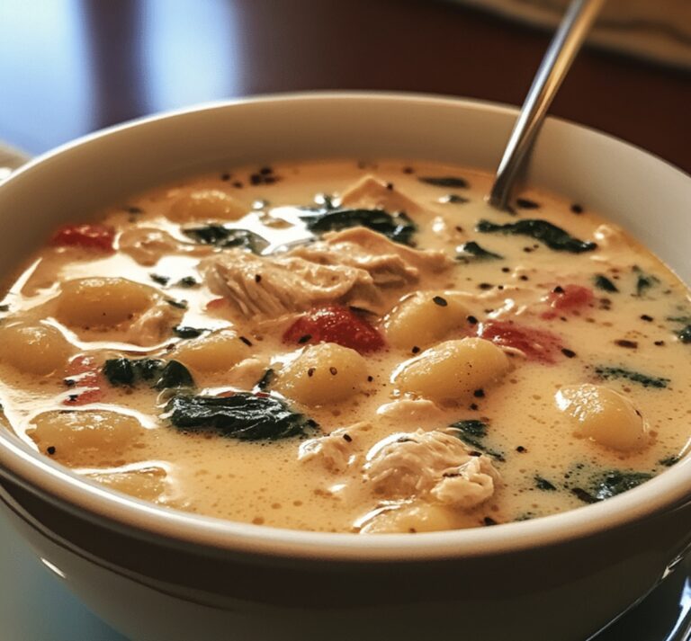 Olive Garden Chicken Gnocchi Soup Recipe