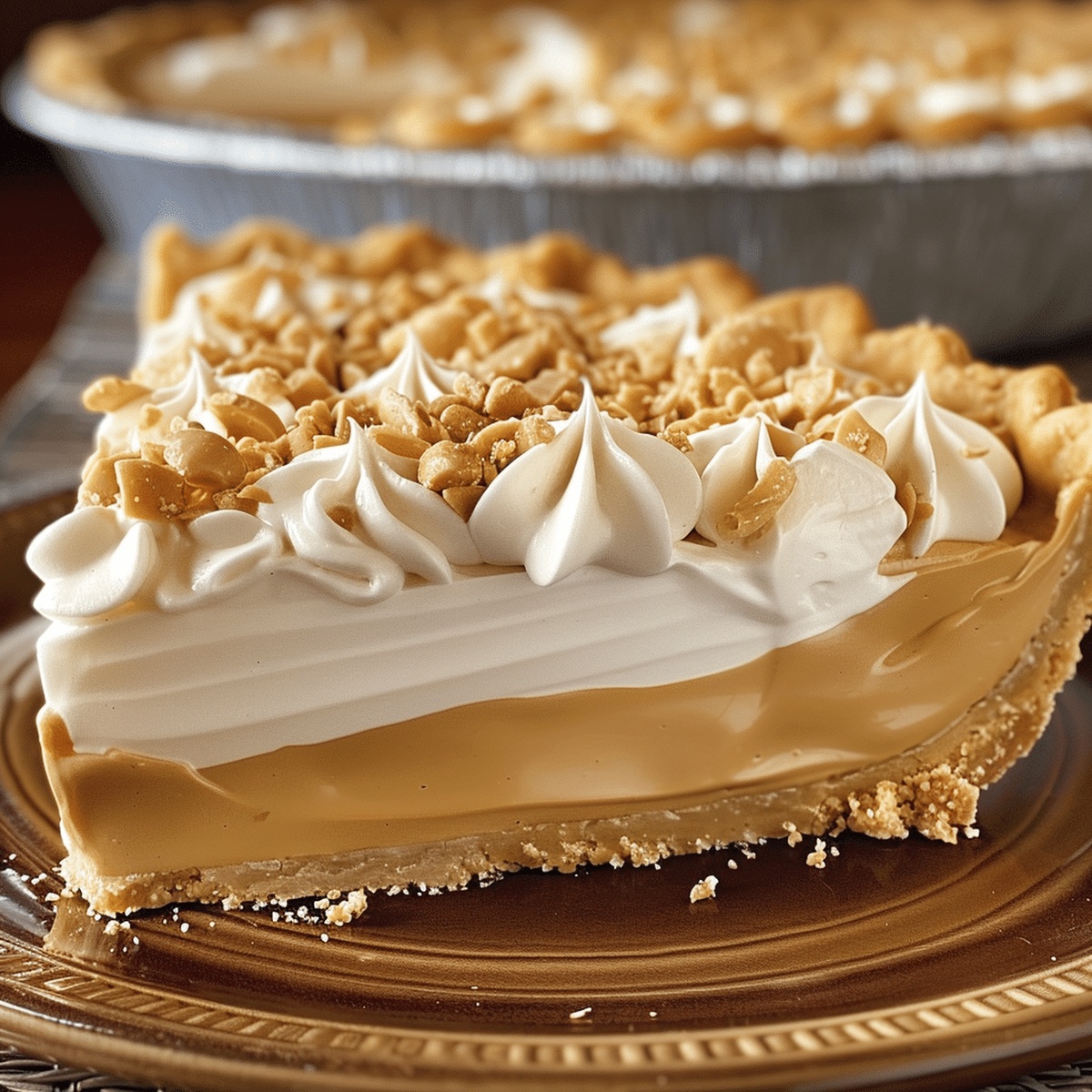 Heavenly Amish Peanut Butter Cream Pie Recipe
