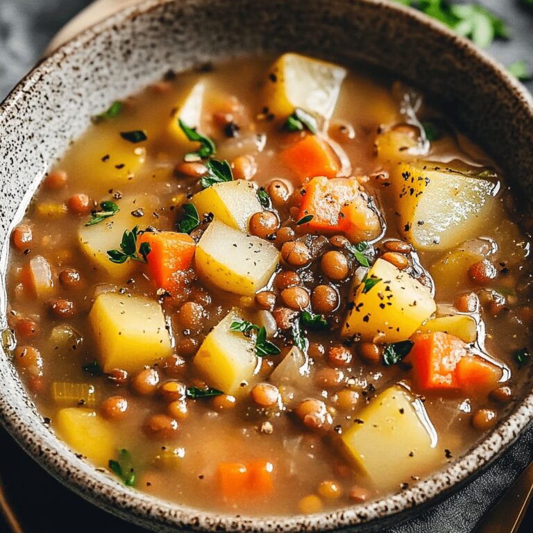 Comforting Lentil And Potato Soup Recipe