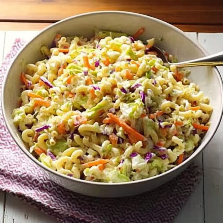Tangy Macaroni Coleslaw Recipe