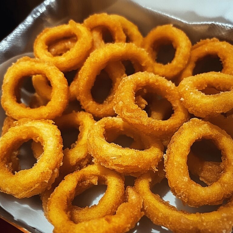 Golden Fried Onion Rings Recipe