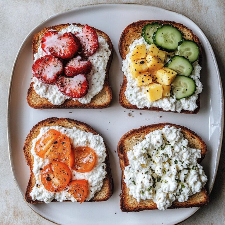 Protein-Packed Cottage Cheese Breakfast Toast Recipe