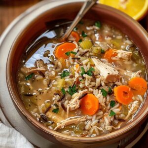 Hearty Chicken & Wild Rice Soup Recipe