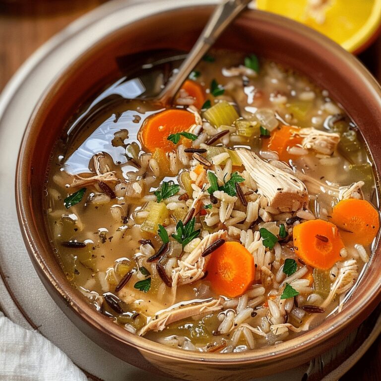 Hearty Chicken & Wild Rice Soup Recipe