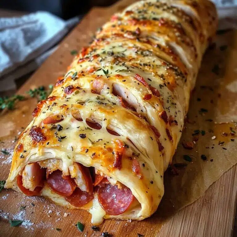 Cheesy Italian Stromboli Recipe