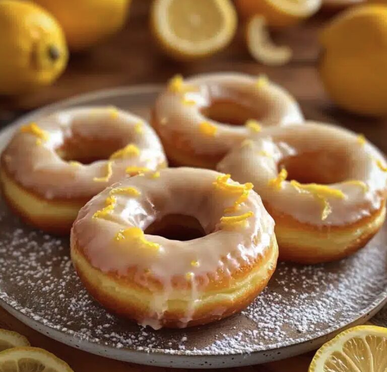 Baked Lemon Donuts Recipe