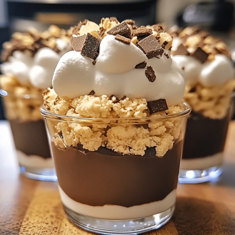 Heavenly Smores Cheesecake Pudding Cups Recipe