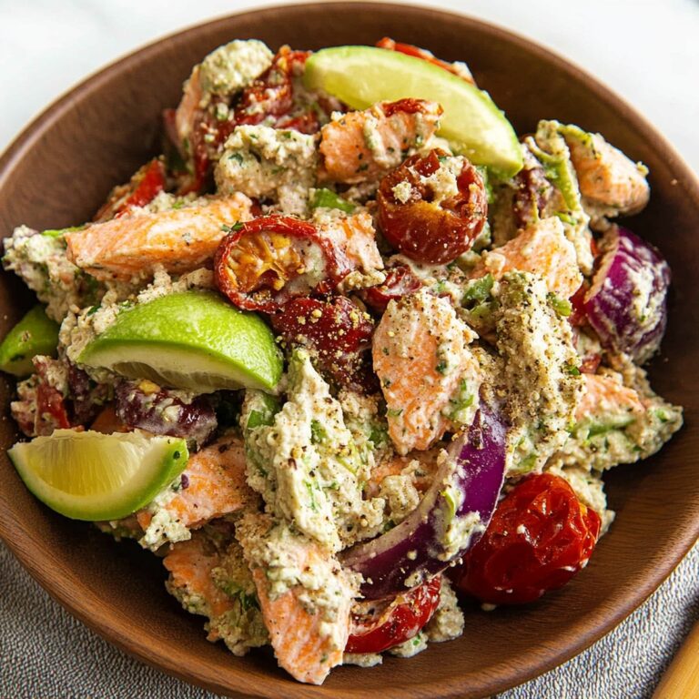 Vibrant Mediterranean Salmon Salad Recipe