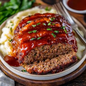 Hearty Meatloaf with Tangy Glaze Recipe