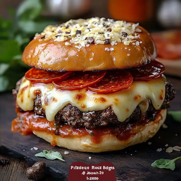 Mouthwatering Pizza Burgers Recipe