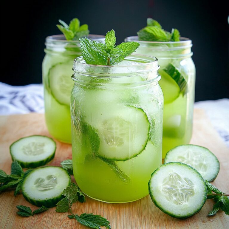 Cucumber, Mint And Lime Refreshers Recipe