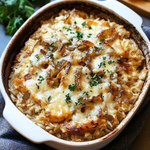 French Onion Chicken Rice Recipe