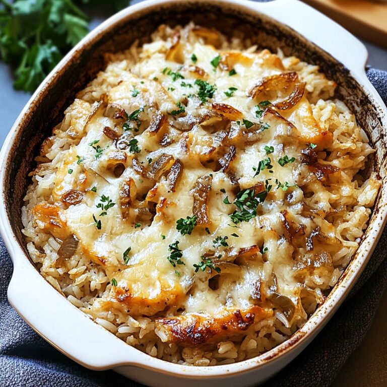 French Onion Chicken Rice Recipe