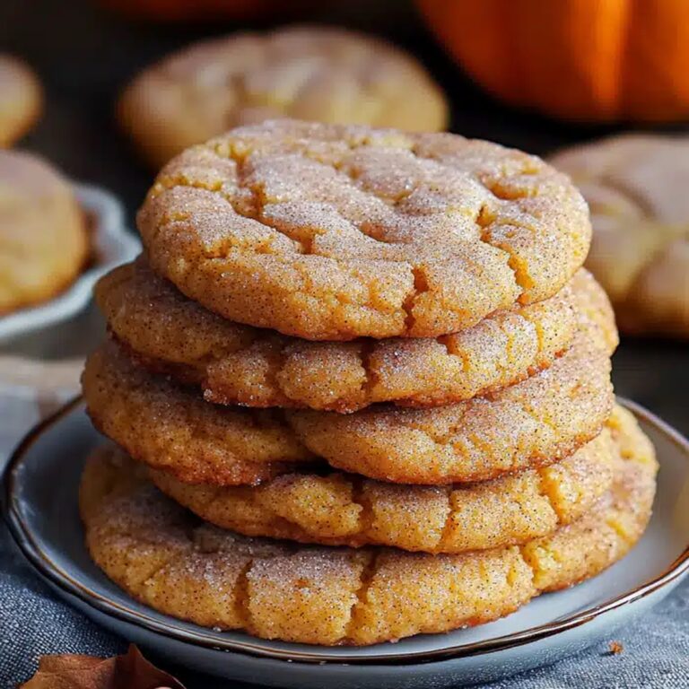 Soft Pumpkin Snickerdoodle Cookies Recipe