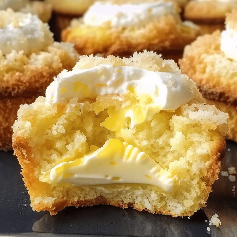 Bright Lemon Muffins With Cream Cheese Filling Recipe