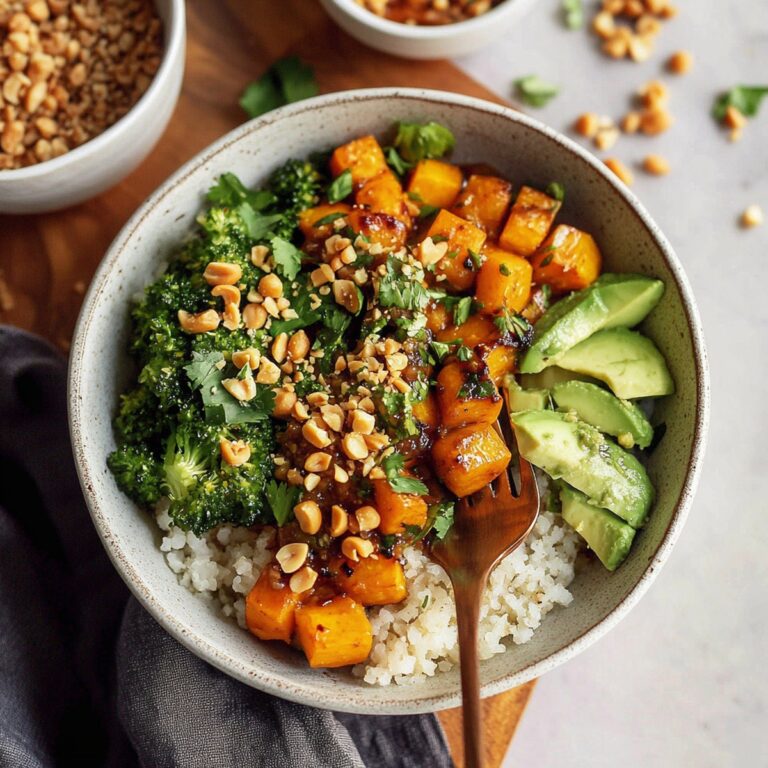 Thai Peanut Sweet Potato Bowls Recipe