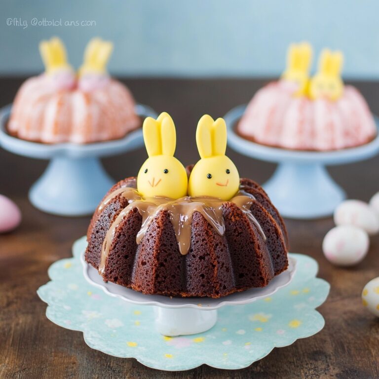 Bunny Bundt Cakes For Easter Recipe