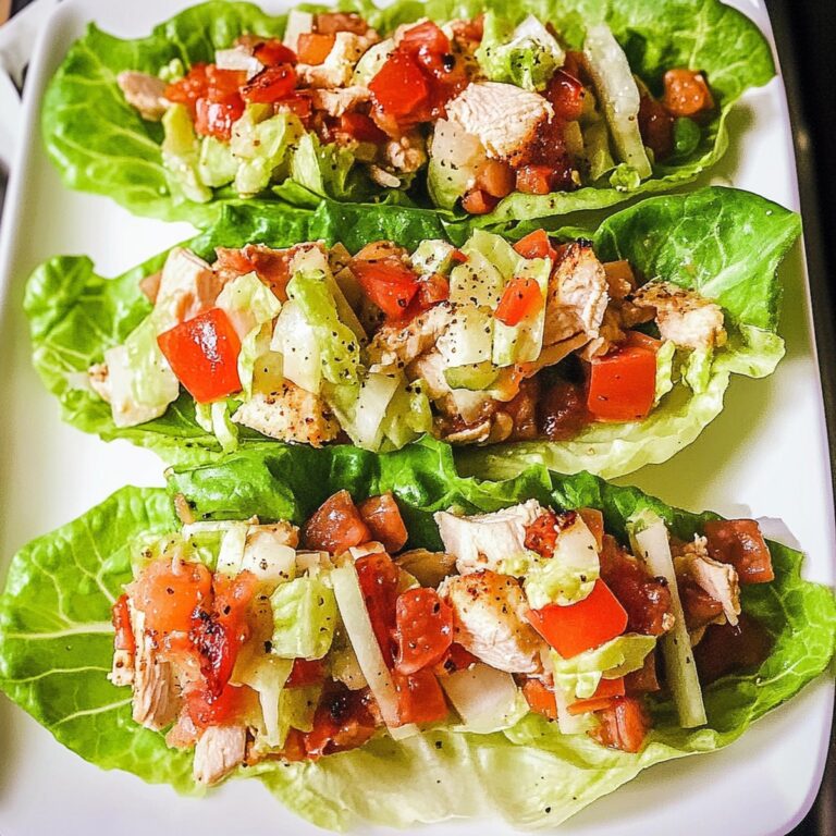 Crispy Chicken Club Lettuce Wraps Recipe