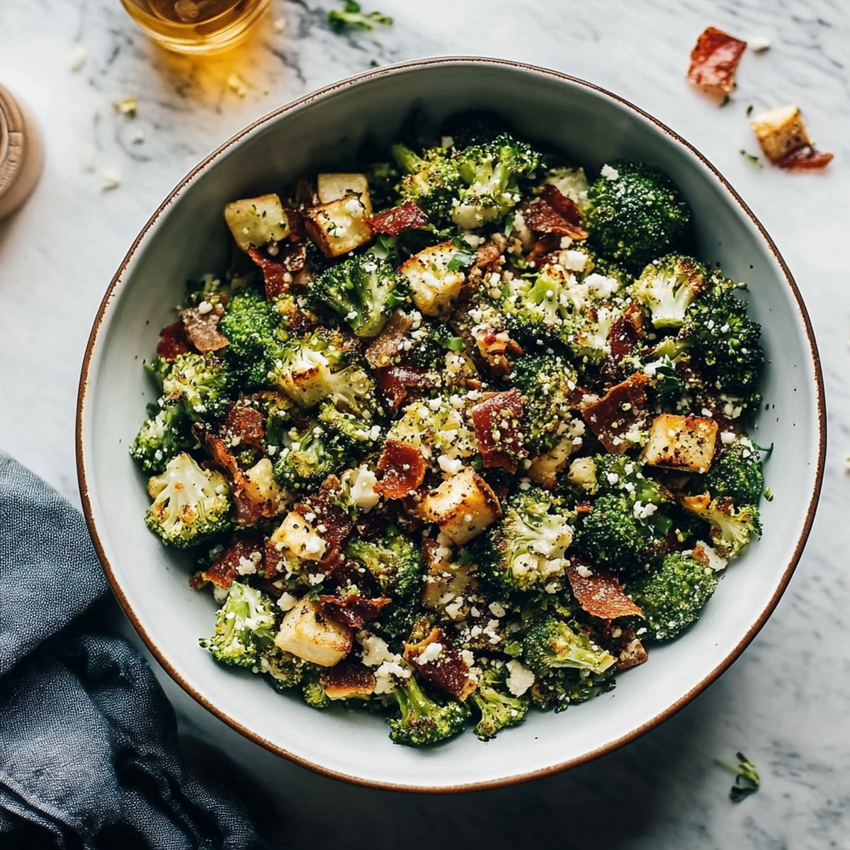 Roasted Broccoli Salad Recipe