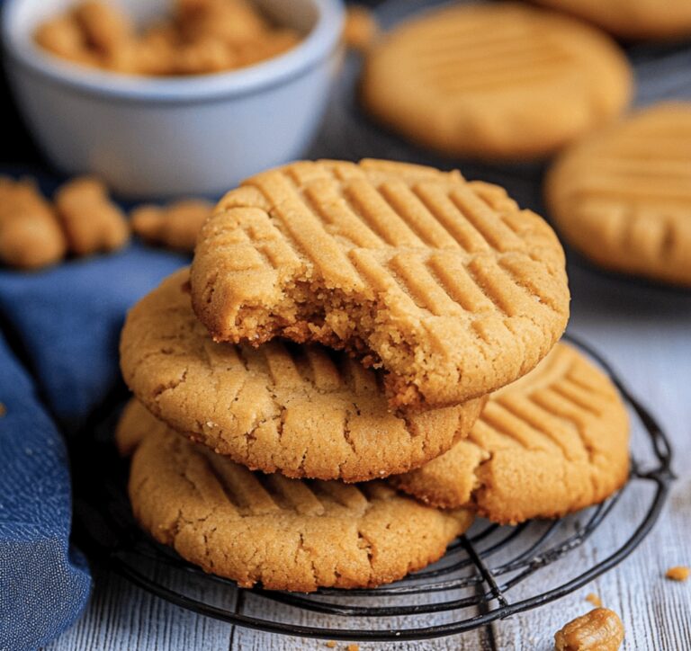 Old-Fashioned Peanut Butter Cookies Recipe