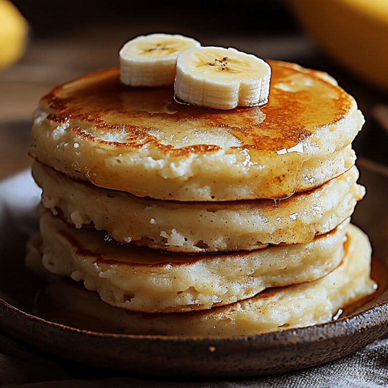 Healthy Banana Cottage Cheese Pancakes Recipe