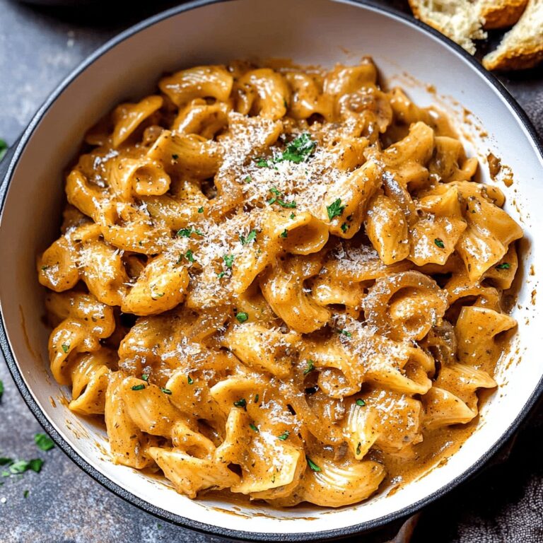 Hearty One Pot French Onion Pasta Recipe