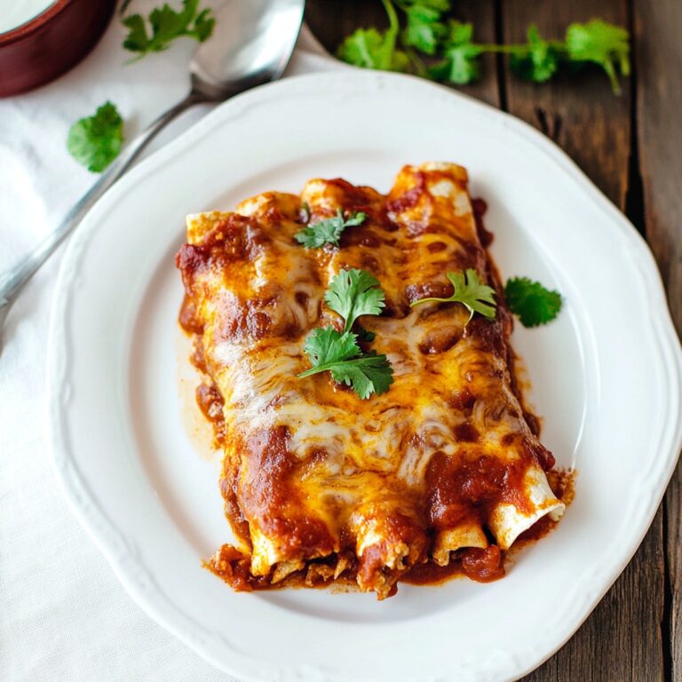 Chicken Enchiladas With Homemade Red Enchilada Sauce Recipe
