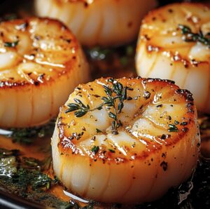 Garlic Butter Baked Scallops Recipe