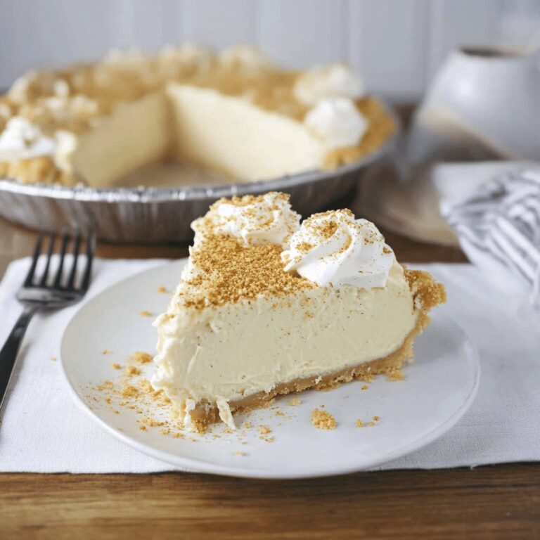 Festive Eggnog Pie Recipe