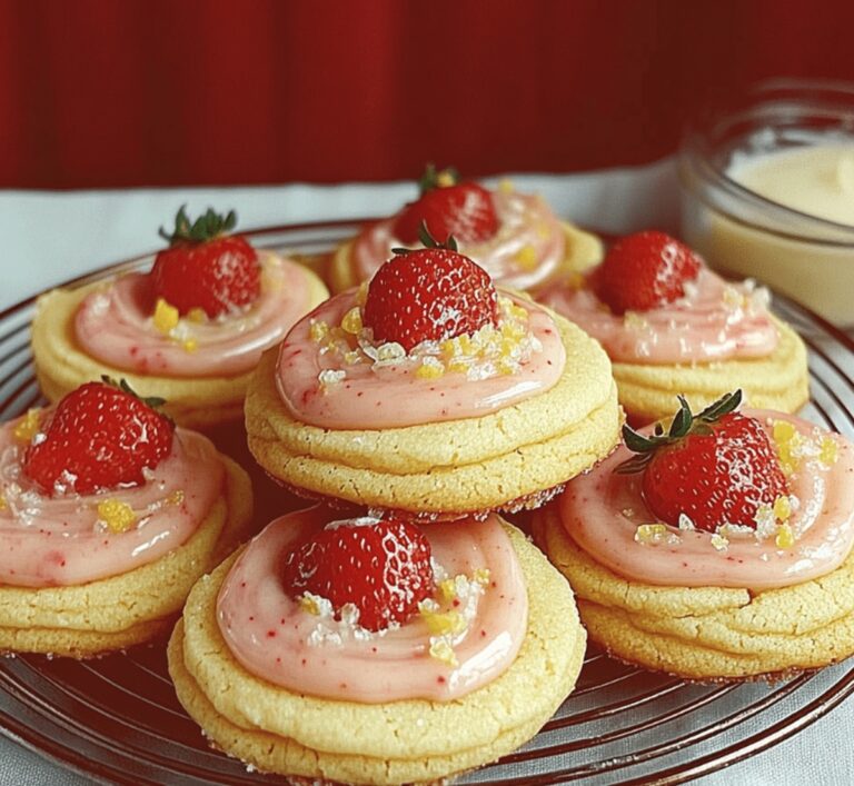 Strawberry Lemonade Cookies Recipe