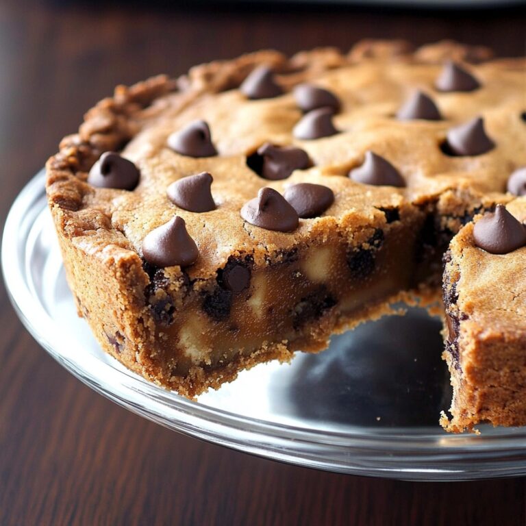 Deep Dish Cookie Pie Recipe