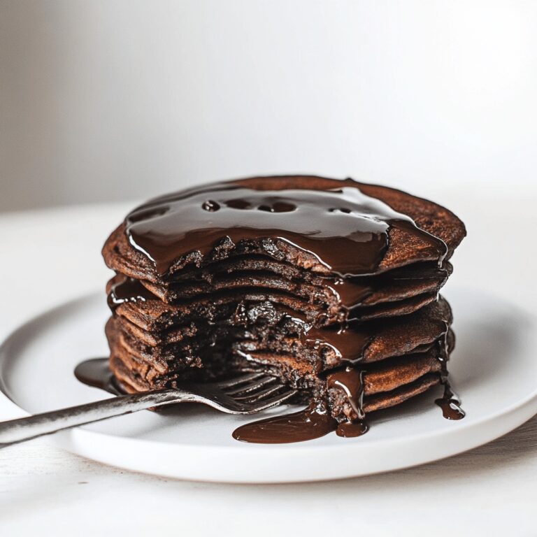 Fluffy Chocolate Pancakes Recipe