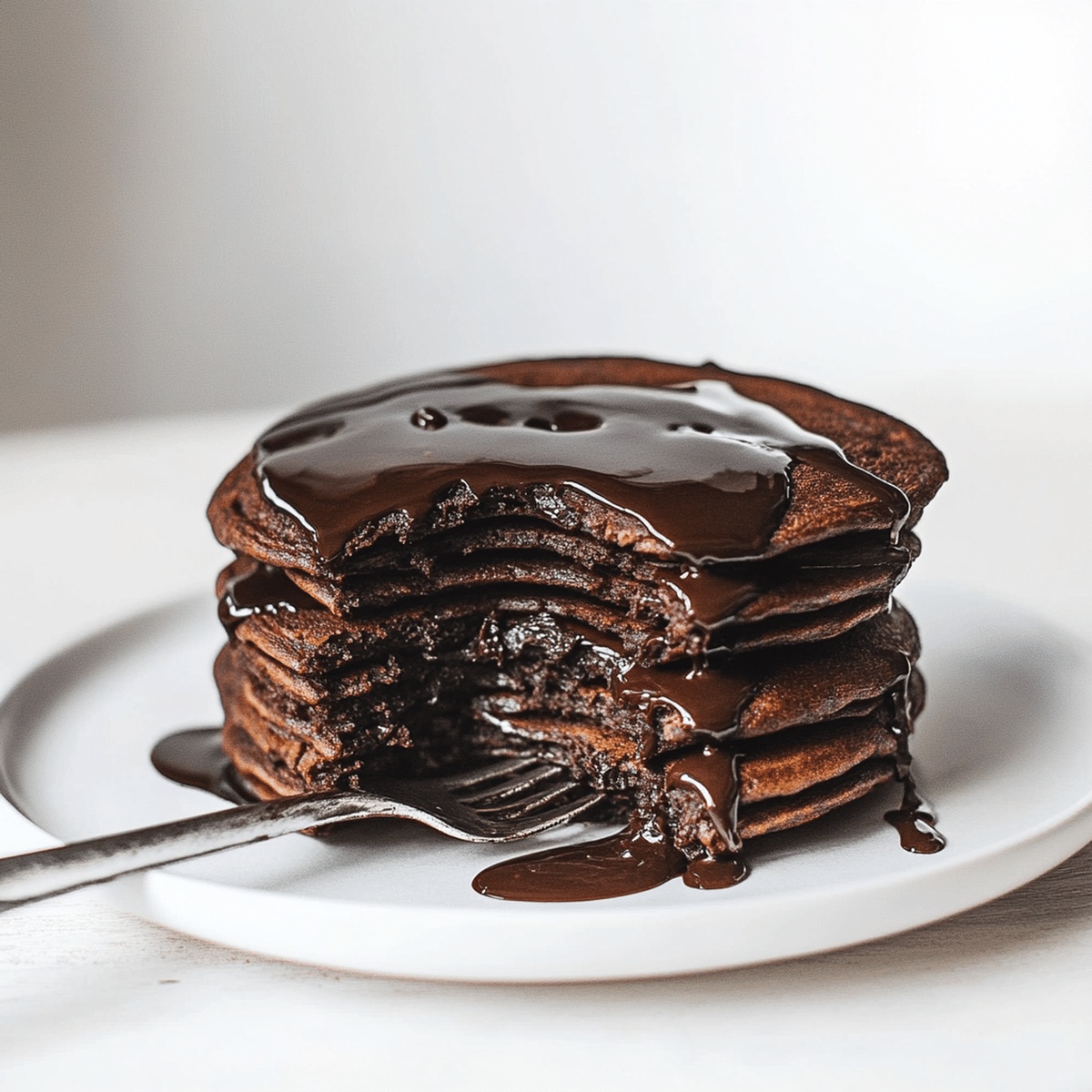 Fluffy Chocolate Pancakes Recipe