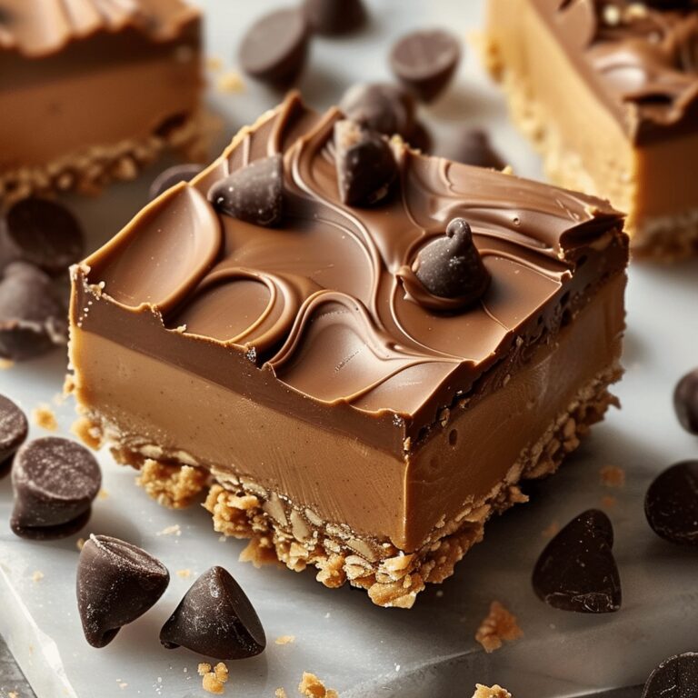 Rich Reeses Peanut Butter No-Bake Bars Recipe