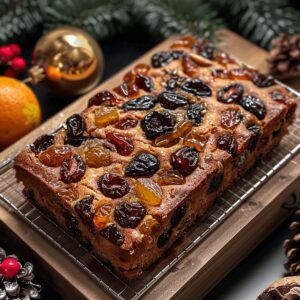 Moist Christmas Fruit Cake Recipe