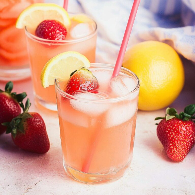 Tangy Strawberry Vodka Lemonade Recipe