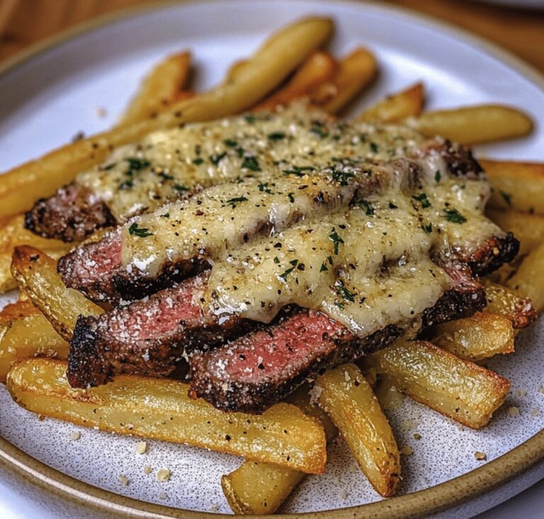 Garlic Parmesan Steak Fries Recipe