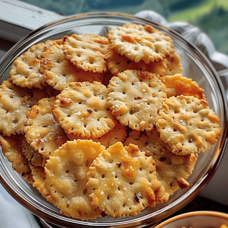 Crispy Southern Cheese Crackers Recipe