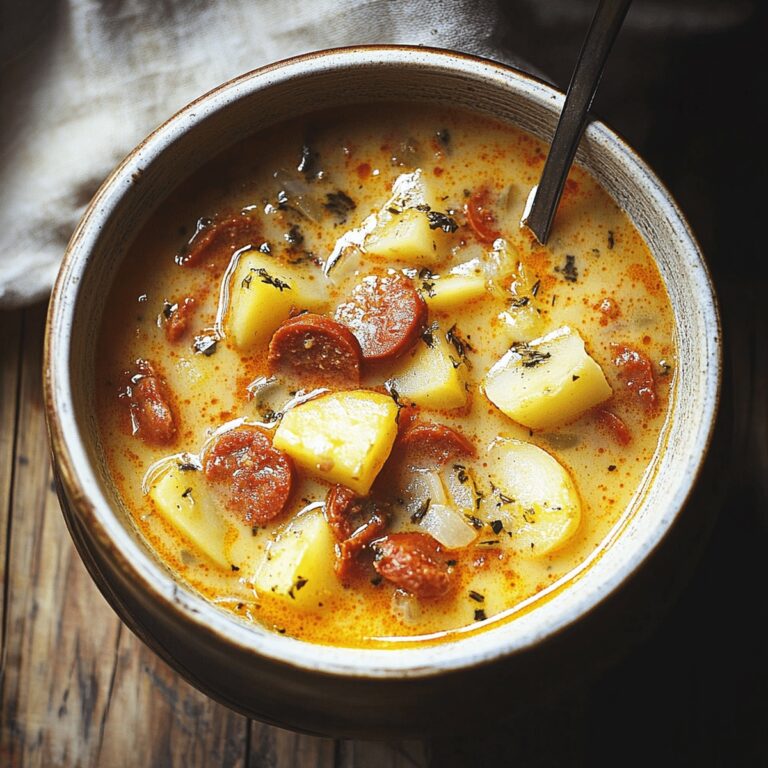 Spicy Spanish Potato Soup With Chorizo Recipe