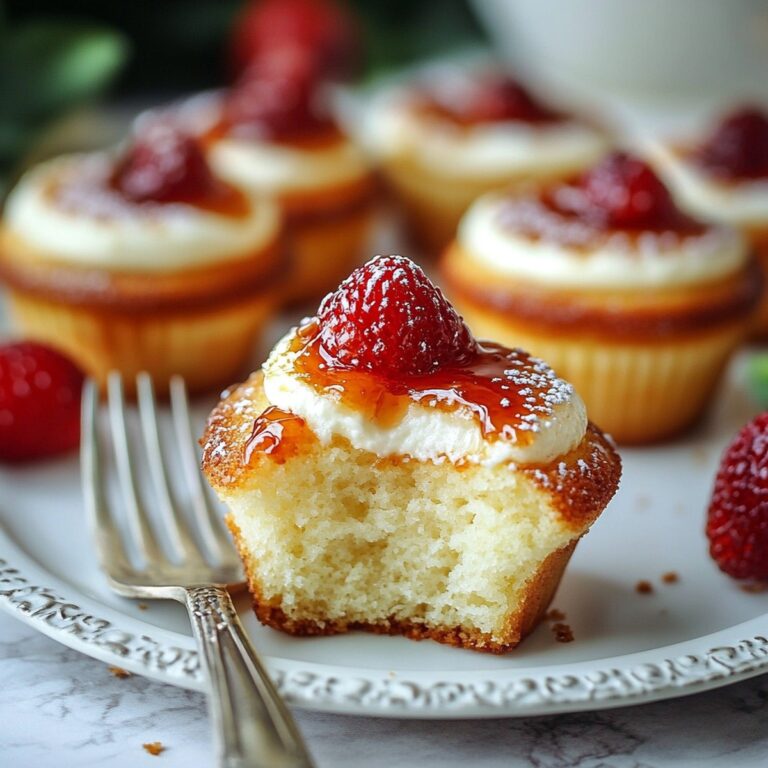 Caramel Cupcakes With Vanilla Cream Recipe