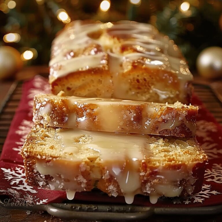 Festive Christmas Eggnog Bread Recipe