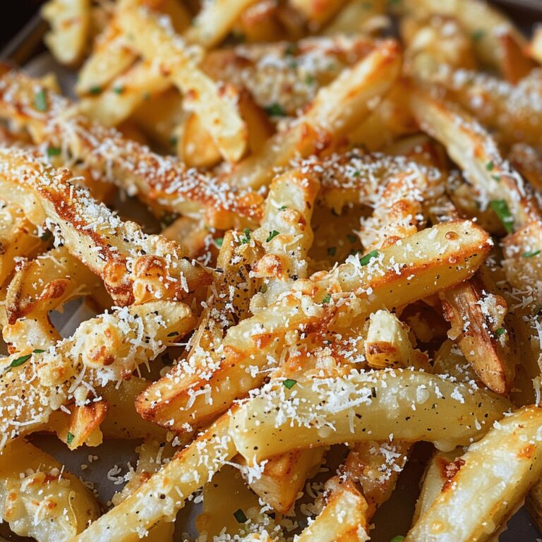 Crispy Garlic Parmesan Fries Recipe