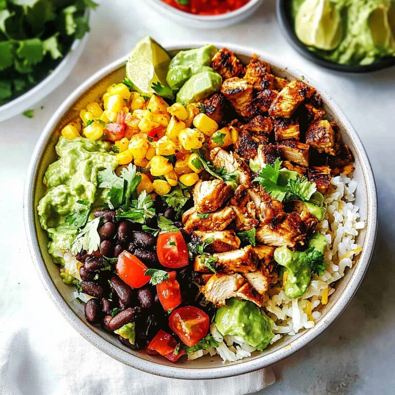 Hearty Chicken Burrito Bowls Recipe