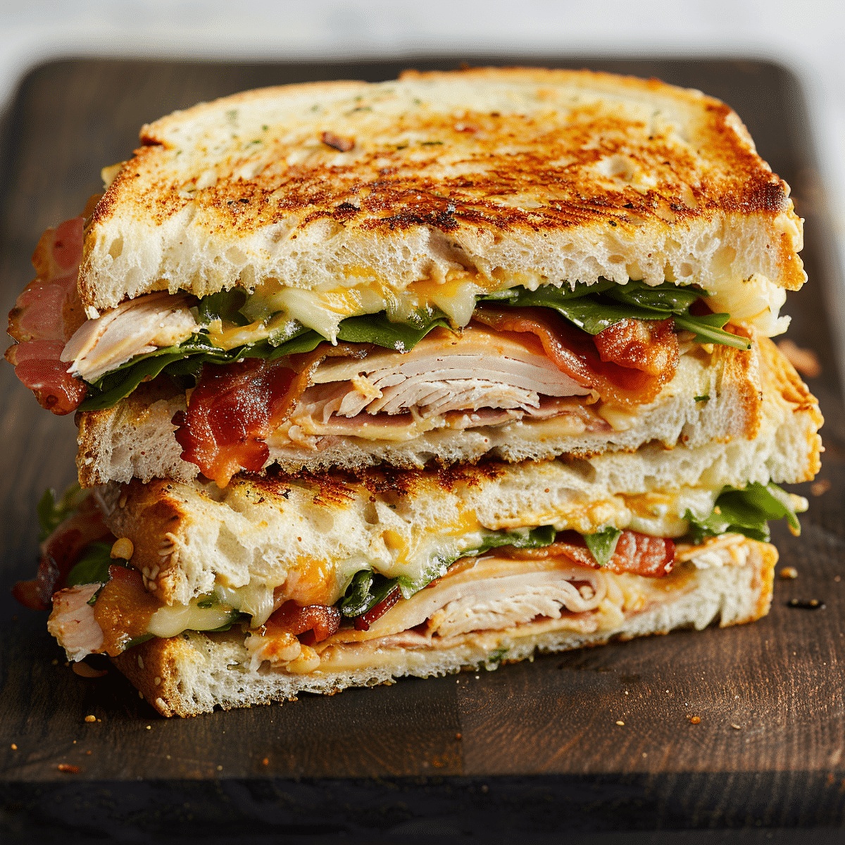 Smoky Cheddar And Bacon Turkey Melt Recipe