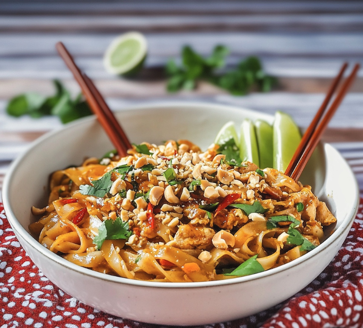 Tantalizing Spicy Chicken Pad Thai Recipe