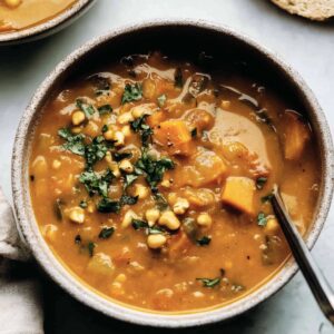 Spicy Peanut Soup With Sweet Potato Recipe