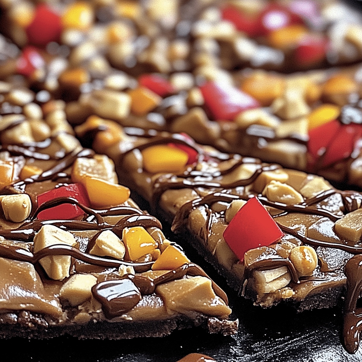 Gooey Peanut Butter Brownie Pizza Recipe