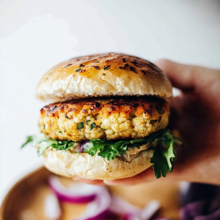 Crispy Cauliflower Burgers Recipe