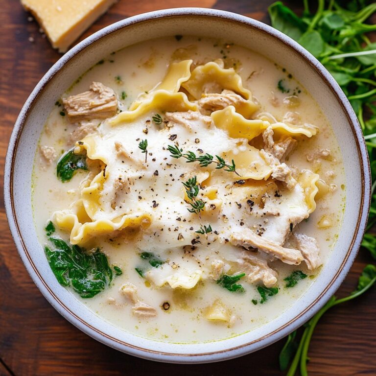White Lasagna Soup Recipe